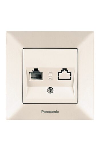PANASONIC Telephone Jack RJ11 (CAT 3) Arkedia Beige