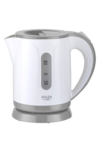 adler Ceaun Electric Adler, 850W, 0.8L, Alb/Gri