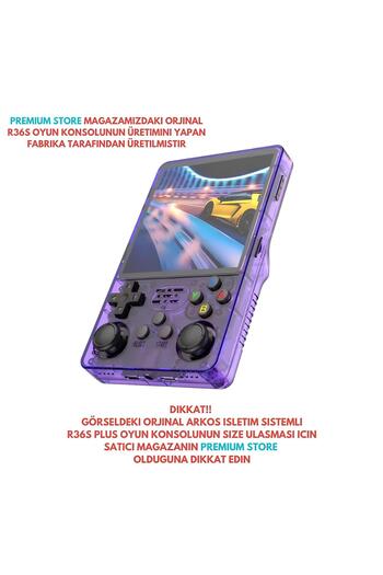 Prest R36s Plus Oyun Konsolu El Atarisi Orjinal Arkos Işletim Sistemi 128 Gb Hafıza 21000 Oyun 4ınch Ekran
