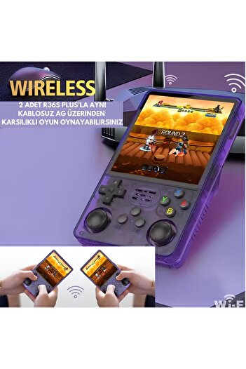 Prest R36s Plus Oyun Konsolu El Atarisi Orjinal Arkos Işletim Sistemi 128 Gb Hafıza 21000 Oyun 4ınch Ekran