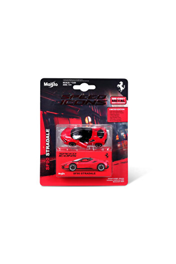 Maisto SPEED ICONS FERRARI SF90 STRADALE RED 1 TO 64 SCALE DIECAST CAR