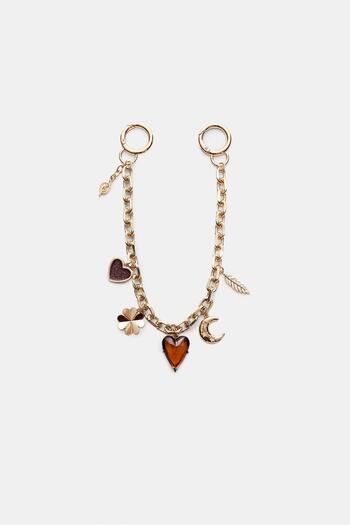 Stradivarius Multi-charm keyring