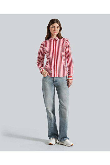 Gant Reg Poplin Wide Striped Shirt