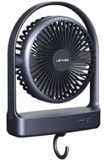 Lenyes Lhf06 Portable Usb Rechargeable Mini Fan With Adjustable Speeds Quiet Operation