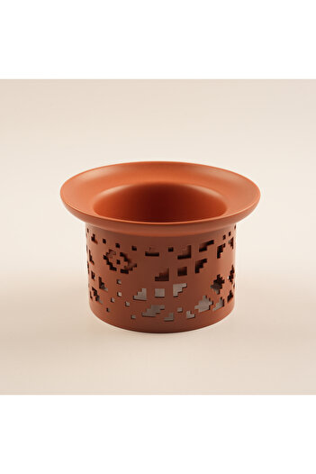 Dallaty Steel Nut Bowl Naseej Collection, Brown