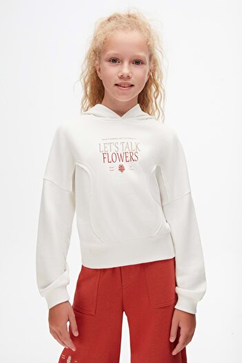nk kids Send Sweatshirt Ecru
