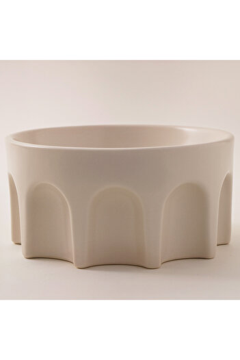 Dallaty Cream Porcelain Nut Bowl Taibha Collection