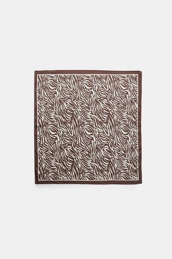 Stradivarius Zebra print scarf