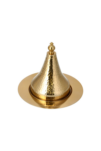 Generic Dates Bowl Steel Manuscript Gold