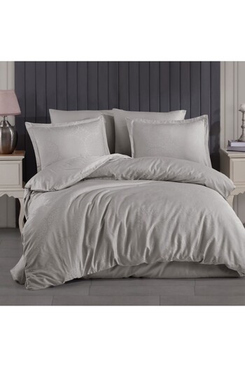 Clasy Luxury jacquard satin bed linen, duvet cover 200x220cm, Home, Yoda