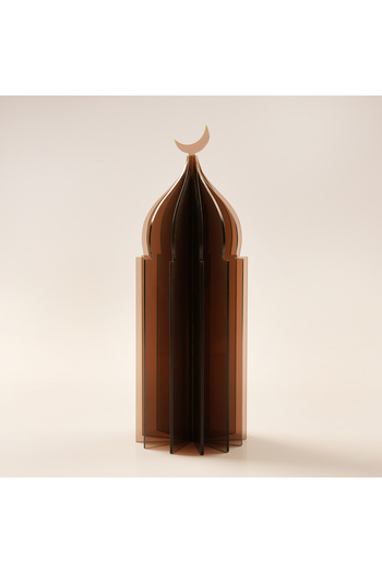 Lucerna Accent Acrylic Ramadan Decorative Piece, Purple 8.5*8.5*25Cm