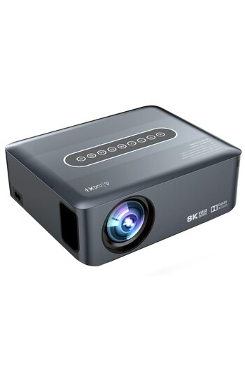 WowStep Videoproiector, Android, Bluetooth, 12000 Lumeni, Full Hd, Hdmi, Vga, Av, Usb, Dolby