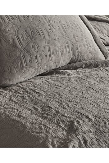 Şaheser Duvet cover set + 2 jacquard pillowcases, 240x260cm, Lucette Mink