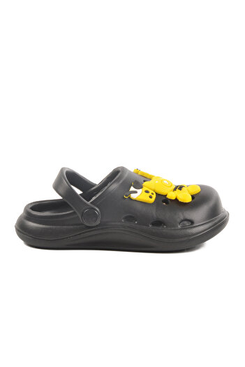 AYAKMOD Black Eva Lightweight Girl's Sabo Slippers 303 P