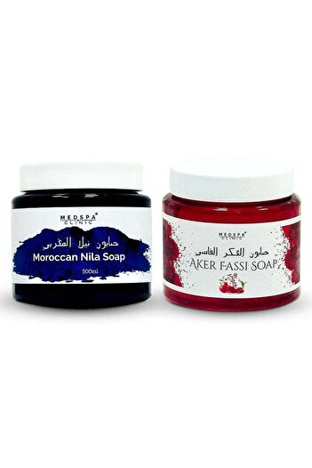 MEDSPACLINIC Moroccan Nila and Aker Fassi Soap 500ml Combo Pack