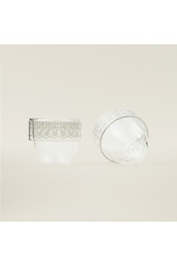 Dallaty 6pcs glass coffee cup set