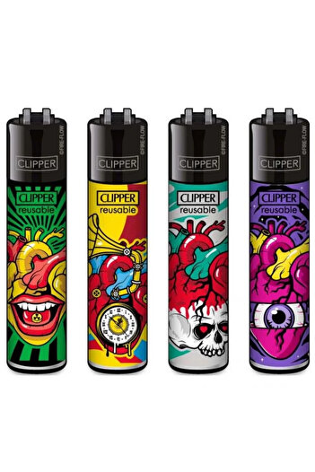 Clipper Set 4 Brichete de colectie TRIPPY HEARTS