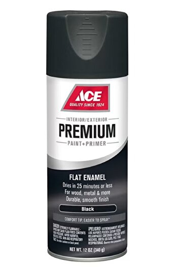 ACE Spray Paint Flat Black