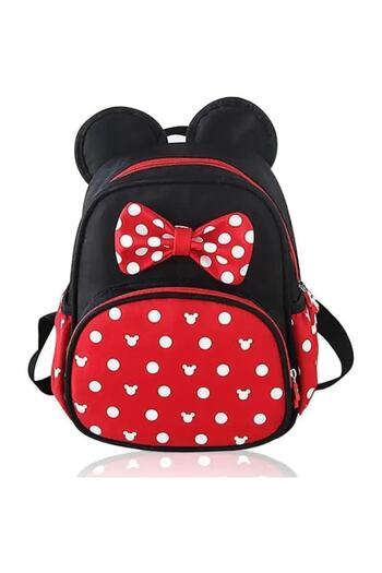 SOLLUXE Minnie Mouse Backpack for Preschool Kids, Nursery, Kindergarten, Waterproof