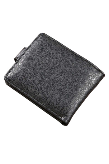 OEM Minimalist style wallet for men, bifold, Black