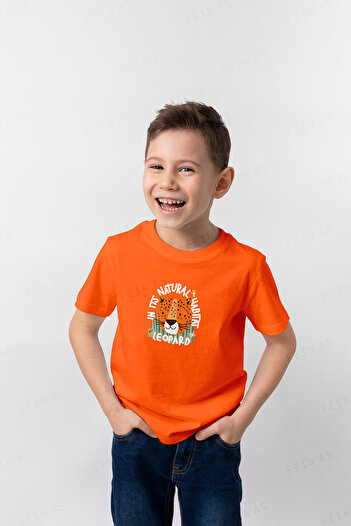 feinas Kids Tshirt - Leopard