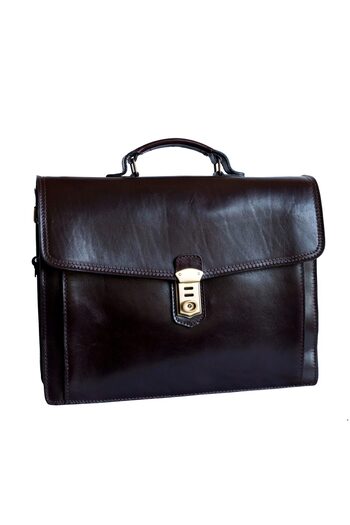 UTIL LAND FASHION Men's briefcase made of genuine leather S103