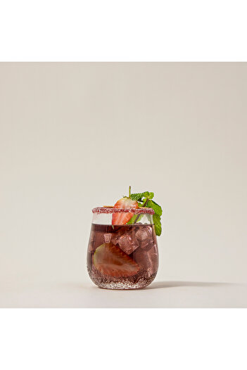 LA MESA 4Pcs Set Tall Tumblers With Ice Dregs Clear