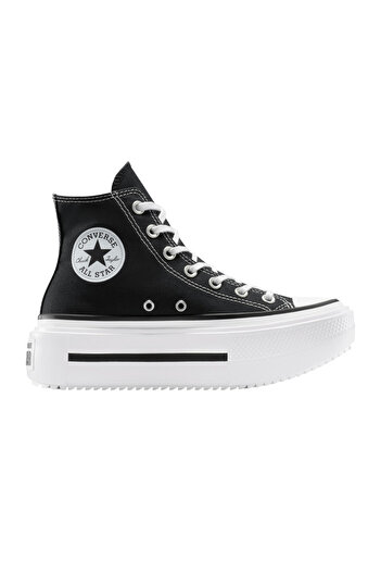 Converse Γυναικείο μαύρο αθλητικό παπούτσι Chuck Taylor All Star Lift Double Stack