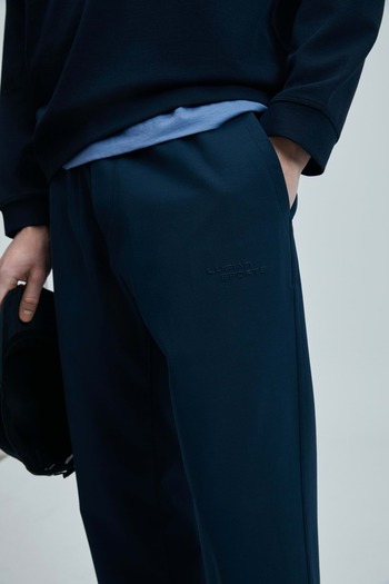 Lufian Ανδρικό αθλητικό παντελόνι Luck Navy Blue