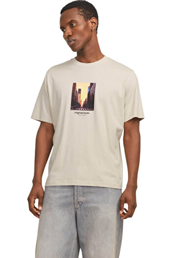 Jack & Jones Tricou JACK & JONES Vesterbro Εικόνα Άνοιξη/Καλοκαίρι 2025 - 12250421-Moonbeam