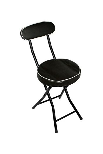 Living Stylish Folding Chair Black