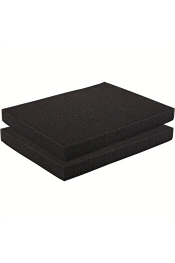 Choice 40X30X2.5cm 2 Pack Black Cuttable Craft Foam Sheets, Polyurethane Cushioning Inserts Use for Tool Bo