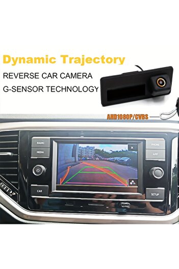 Choice black AHD 1080P/CVBS Rear View Backup Camera for VW/for AUDI Models Including Passat B7/B8, Tiguan,
