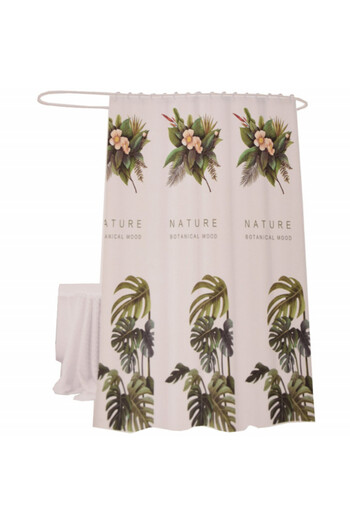 PUFO Shower curtain Tropical Nature, 180 x 180 cm