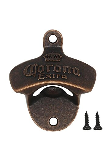 Choice Red antique bronze 1PC Vintage Creative Wall Mounted Fixed Beer Bottle Opener Beer Bottle Opener Cor