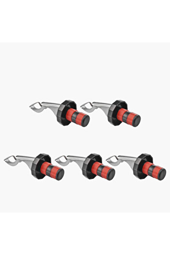Choice 5PCS Black Red 1-10Pcs Press Wine Stopper Vacuum Sealed Plug Wine Bottle Stopper Wine Champagne Cap