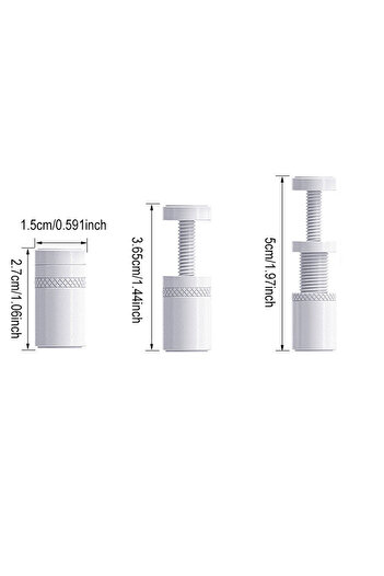 Choice4 White 27mm GPUHOLD Graphics Card Bracket GPU Holder Video Card Support Stand Aluminum Vertical Teles