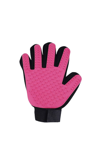 choice2 pink right 1PC Cat Hair Remove Gloves Rubber Pet Beauty Cleaning Grooming Effective Massage Dog Comb