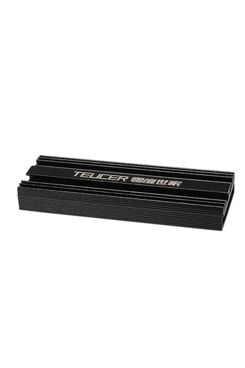 choice2 black M.2 SSD NVMe Heatsink 2280 Aluminum Radiator with Thermal Pad Solid State Drives Cooling Acce