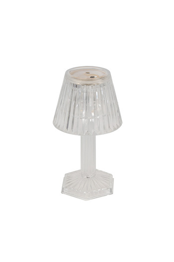 wei inox Battery operated night light, plastic, transparent, 12x6.5 cm