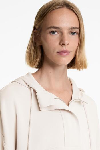 Oysho Soft-touch sweatshirt with modal and zip