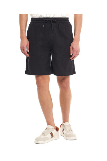 R&B Black MCF-WOVEN SHOTS-S-XXL