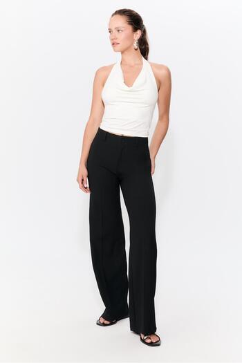 Stradivarius Wide-leg formal wear trousers