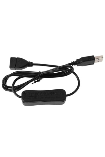 Choice كابل تمديد USB ذكر إلى أنثى بطول 0.5 متر بطول 1 متر/2 متر مع مفتاح تشغيل/إيقاف لنقل البيانات