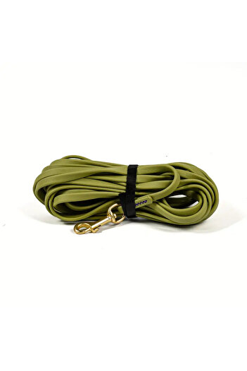 Choice L green Dog Leash 5ft, 10ft, 20ft, 30ft PVC Recall Waterproof Dog Leash Beach Swimming Training Dogs