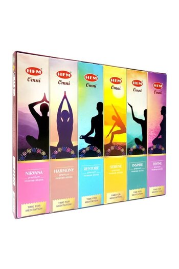 Hem Set Aromaterapie Premium Meditation Betisoare Parfumate Collection