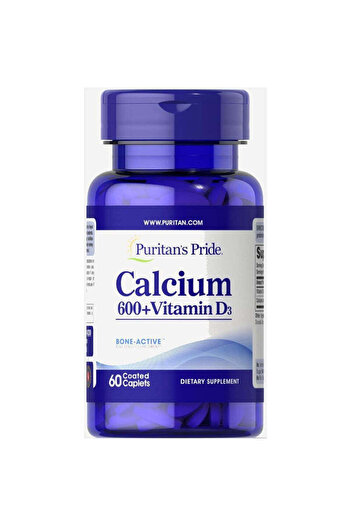Bayer Puritan's Pride Calcium 600 + Vit D 60s