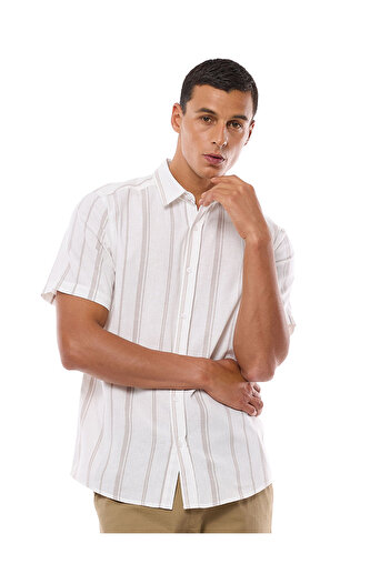 R&B Ivory MCF-SS-SHIRT-S-XXL