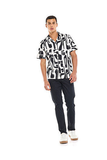 R&B Black MCB-WVN PANT-30-40
