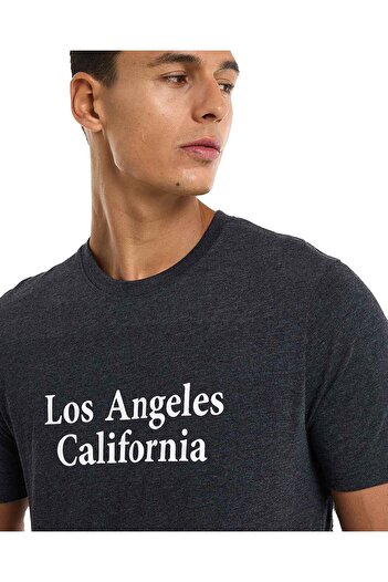 R&B Anthra Melange MCB- GRAPHIC TEES -S-XXXL